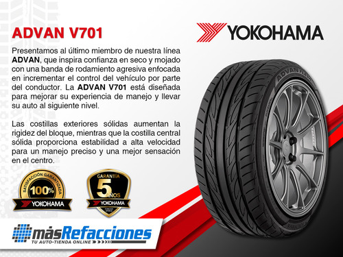 Llanta 195/55 R16 Yokohama Advan Fleva V701 87v