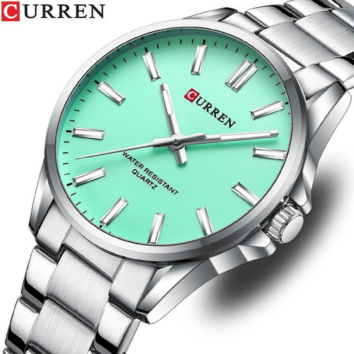 Reloj De Cuarzo Impermeable De Moda Curren Para Hombre