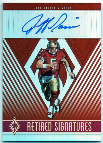 2017 Phoenix Retired Autógrafo Jeff Garcia 49ers /30