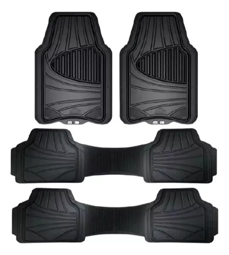 Kit 3 Filas Tapetes Negros Gmc Acadia 2010 Armor All