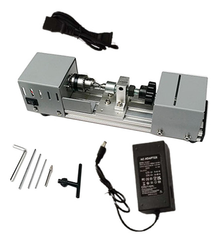 Mini Torno Cnc Máquina Herramienta Diy Carpintería Torno