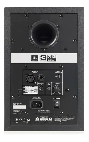 Imagem 2 de 3 de Monitor De Referência Jbl 305p Mkii Ativo 41w