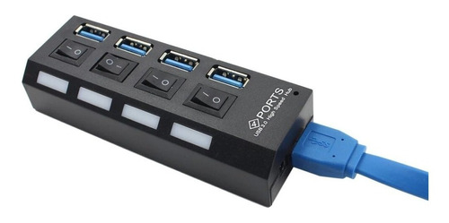 Hub Usb 3.0 Con 4 Puertos Switch Independiendte 5 Gbps Lince