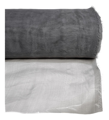Tela Nylon Cinza 3x9 Metros Para Insetos E Mosquitos