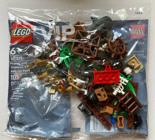 Imagen 2 de 4 de Lego Pack De Accesorios Vip: Piratas Polybag Iconic 40515