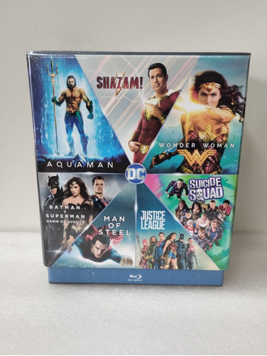 Blu Ray Dc 7 Films Batman Superman Box Justice Suicide