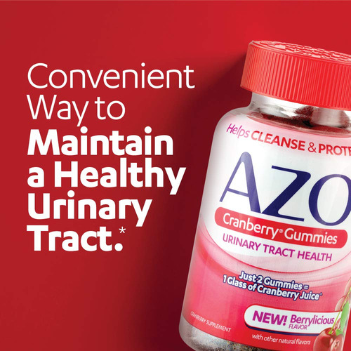 Azo Cranberry Gummies, 72 Count 787651760100
