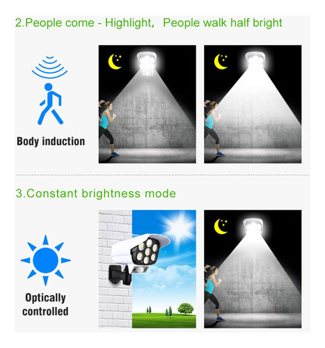 Inalámbrico Al Aire Libre De La Luz Solar Luz Solar Sensor D