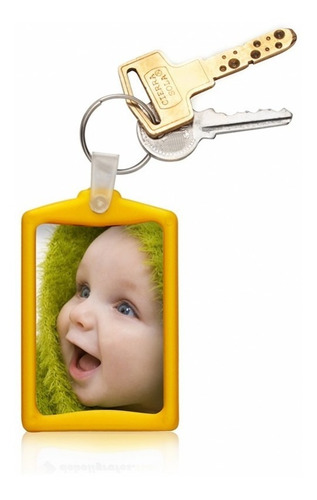 Imagen 3 de 6 de 50 Llaveros Porta Foto 6x4 Con Marco Color Ideal Souvenir