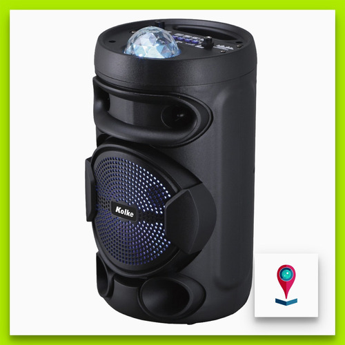 Imagen 3 de 4 de Kolke Kpb-521 Parlante Inalámbrico Disco De 6.5 Luces