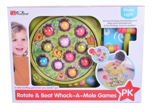 Juego De Mesa Martillo Aplasta Topo Banco Descarga Destreza
