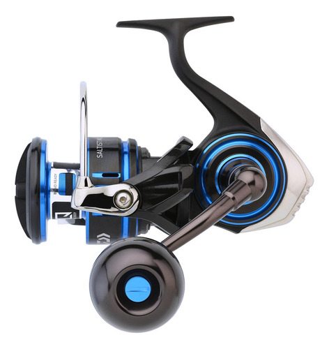 Bobina giratória Daiwa Saltist Mq Saltistmq20000 azul com alça direita
