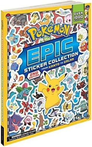 Libro: Colección Pegatinas Épicas Pokémon 2.ª De Ka