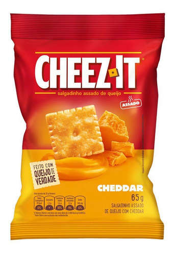 Snack Assado Cheddar Cheez It 65g