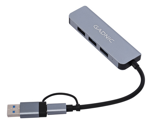 Adaptador Usb-c 4 Puertos Usb 30 Gadnic Syue7 Multidispositivos