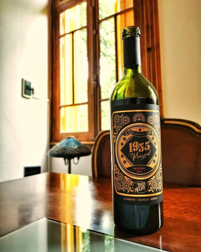 Imagen 4 de 10 de Vino Tinto Negro 1955 Vineyard Malbec Caja X 6 -