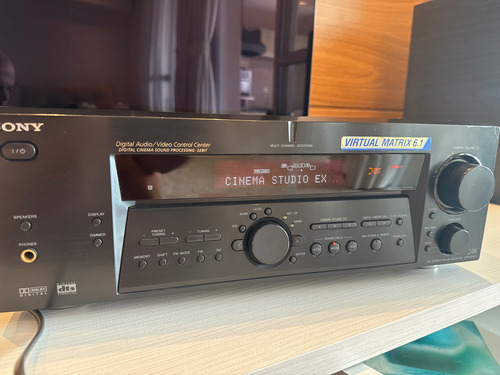 Receiver Sony Str De875 Dolby Digital Entrada Phono 100watts Preto