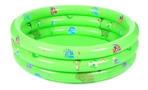 Piscina Inflable Plástico 3 Anillos 140 X 40 Cm