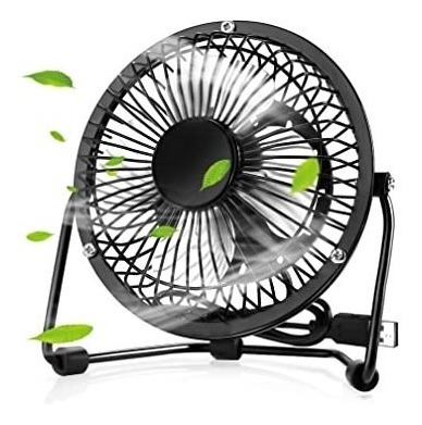 Abanico Ventilador Portatil Recargable Usb Con Linterna