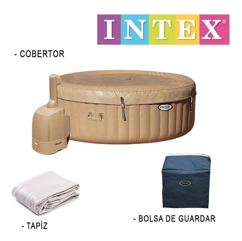 Jacuzzi Spa Inflable Intex Pileta Terapia De Burbujas Motor!