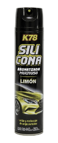 Silicona Aerosol K78 Perfumada Multiuso Limon