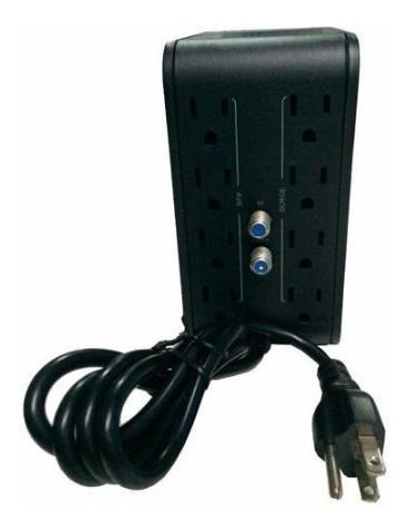 Imagen 3 de 5 de Regulador 1000va/400w 8 Tomas R2cu-avr1008 Cdp Puertos Usb