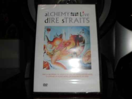 Dvd Dire Straits Live Alchemy [ Mark Knopfler ] Lacrado !