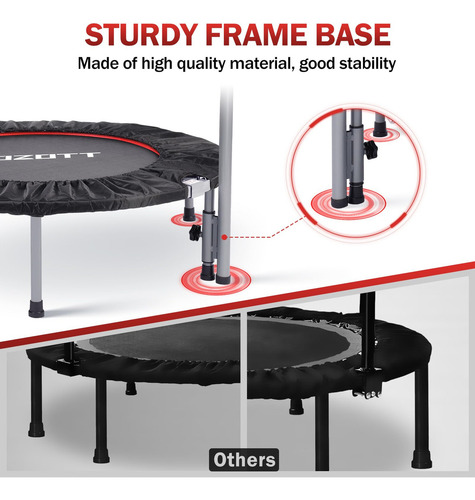 Rebounder Plegable Para Ejercicio Con Agarre Ajustable