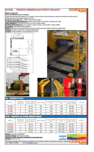 Imagen 2 de 10 de Percha Porta Pallets 1 Ton (3-6-9-12 Cheques)