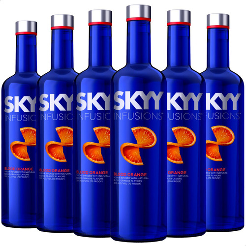 Vodka Skyy Infusions Blood Orange Naranja 01almacen - X6