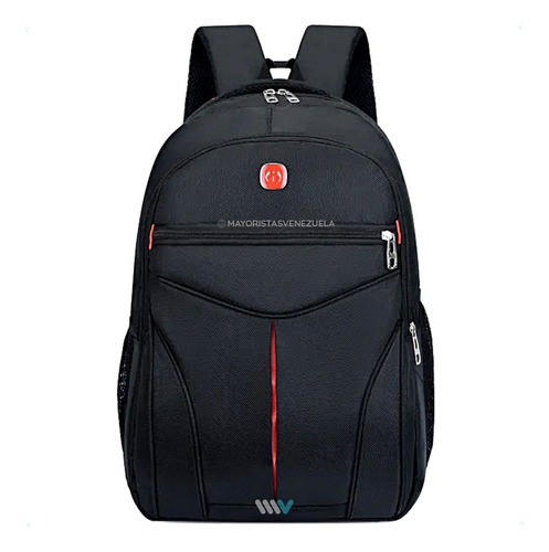 Bolso Urbano Swissgear Morral Grande Negro Escolar Laptop 