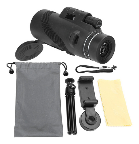 Telescopio Monocular Bak4  Aumento De 40x Y Trípode Lente