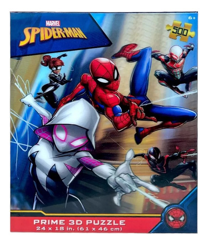 Puzzle Rompecabezas 3d Spiderman 500 Piezas
