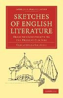 Libro Sketches Of English Literature, From The Fourteenth...