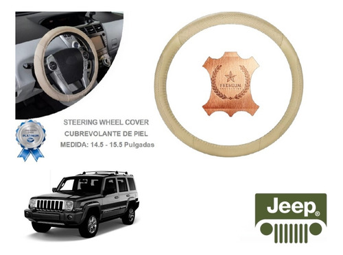 Funda Cubrevolante Beige Piel Nissan Jeep Commander 2007