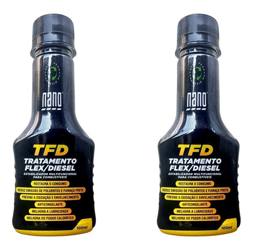 Nano Tfd Tratamento Álcool Flex Diesel Estabilizador 2und