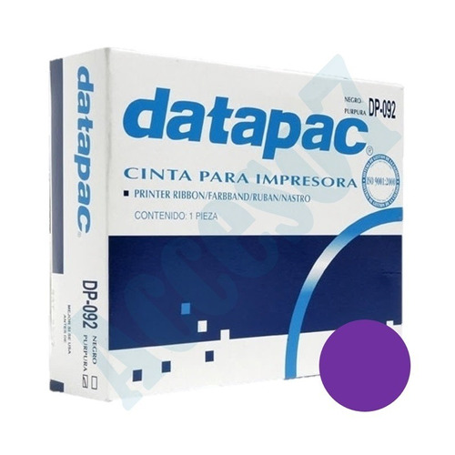 Cinta Dp-092 Compatible Con Epson Erc-27b Erc-27 Para Tm-290 Ii Tm-u295 M-290 Ncr-5100 Factura