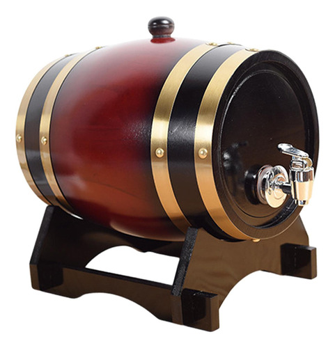 Barril De Cerveza De Barril De Madera, Barril Vino Tinto 3l