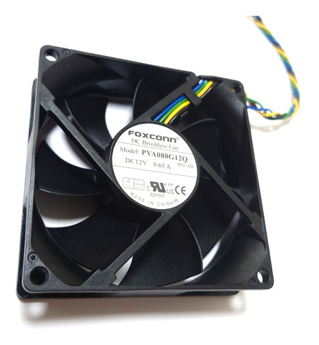 Ventilador Fan Cooler Foxconn Pva080g12q  8cm X 2.5cm 4pin