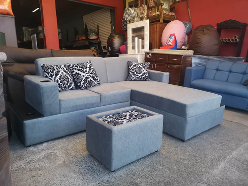 Diván Esquinero Mi Mueble; Juego De Sillones Desde: ¢195,000