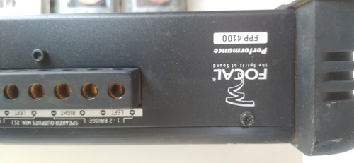 Módulo, Amplificador Focal Performance Fpp-4100 (Usado)