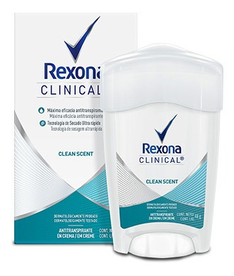 Desodorante  Rexona Clinical 48 Ml Women Clean Scent