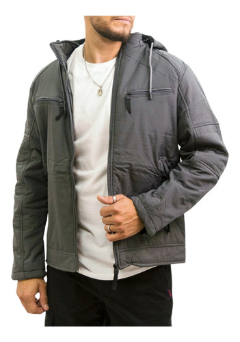 Campera Hombre Abrigo Invierno Importada Capucha 