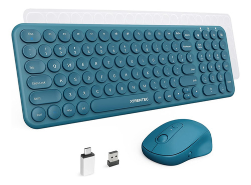 Combo De Teclado Y Mouse Inalámbricos Delgados, 2.4 G Usb Si