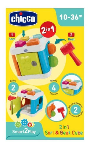 Chicco Multicubo Encastrable 2 En 1 Sort Y Beat Cube