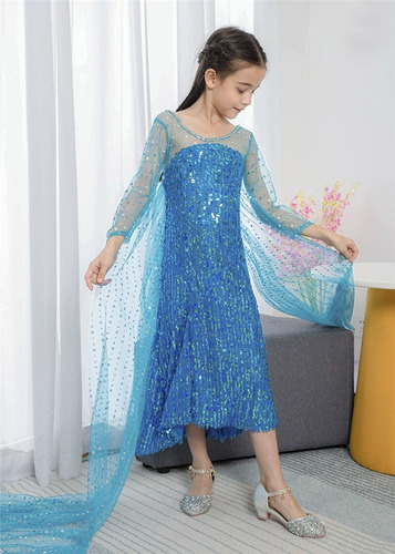 Frozen Princesa Para Niñas Vestidos Largos