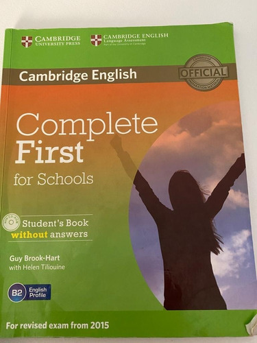 Complete First For Schools - Student's Book - Without Ans, De Thomas, Barbara. Editorial Cambridge En Inglés