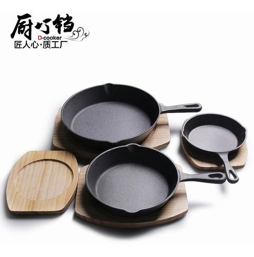 Sartenes Hierro Fundido Skillet Set Sartenes Pyr-orey 20cm