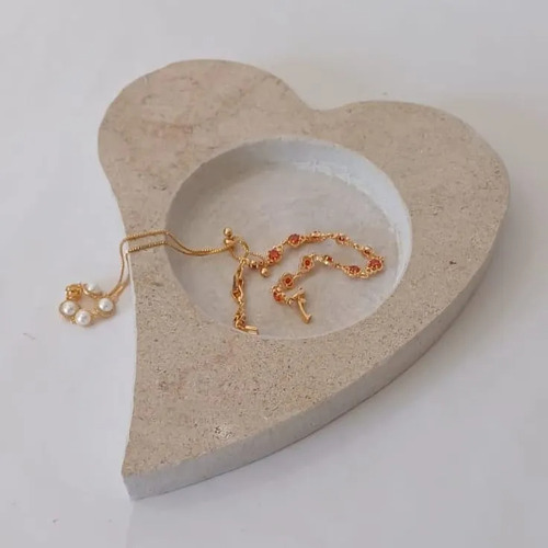 Joyero Corazón Cncdkora - Alhajero Elegante Para Joyas Natural