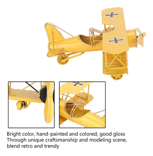 Modelo De Avión Retro, Modelo De Avión De Hierro, Artesanía